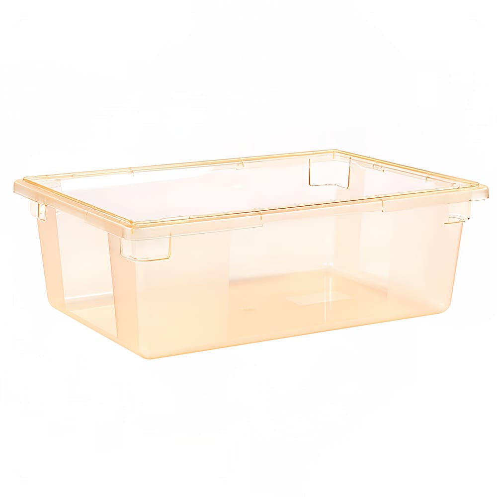 Carlisle 12 1/2 gal Food Storage Box - 26x18x9" Yellow (10622C22)