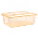 Carlisle 12 1/2 gal Food Storage Box - 26x18x9" Yellow (10622C22) thumbnail 3