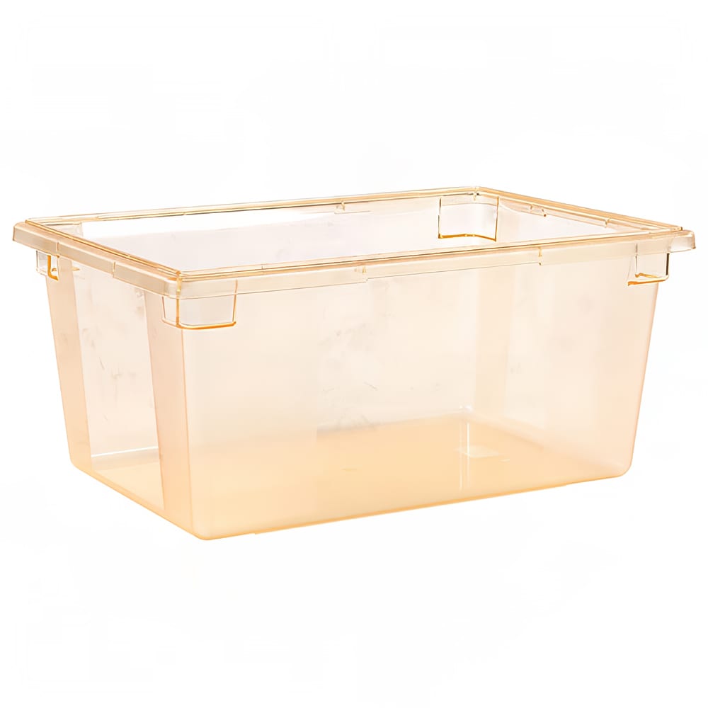 Carlisle 16 3/5 gal Food Storage Box - 26 x 18 x 12" Yellow (10623C22)