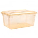 Carlisle 16 3/5 gal Food Storage Box - 26 x 18 x 12" Yellow (10623C22) thumbnail 3