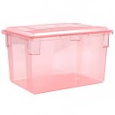 Carlisle 21 1/2 gal Food Storage Box - 26x18x15" Red (10624C05) thumbnail 3