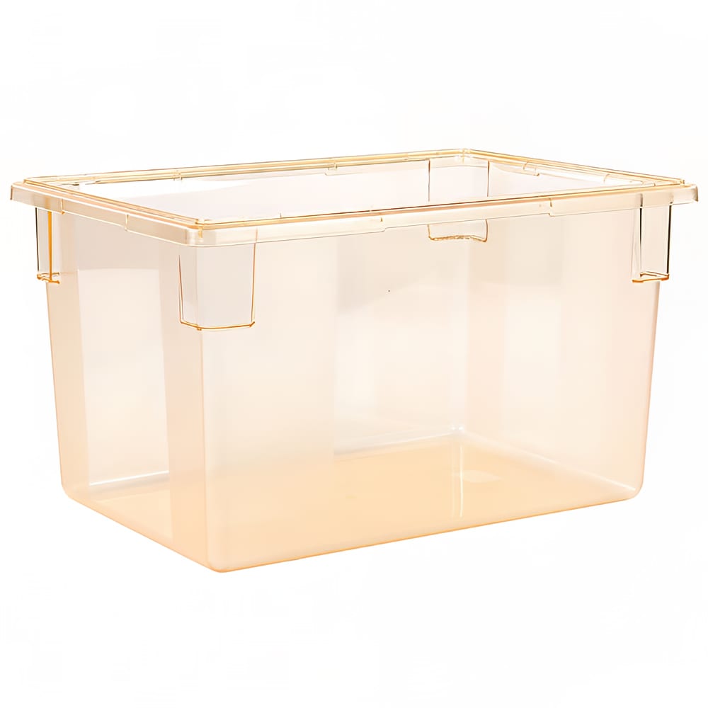 Carlisle 21 1/2 gal Food Storage Box - 26x18x15" Yellow (10624C22)