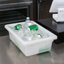 Carlisle 3 1/2 gal Food Storage Box - 18x12x6" White (1063102) thumbnail 5