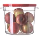 Carlisle 6 qt Round Food Storage Container - Stackable, Clear (1076507) thumbnail 2