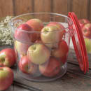 Carlisle 6 qt Round Food Storage Container - Stackable, Clear (1076507) thumbnail 6