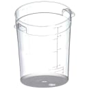 Carlisle 8 qt Round Container - Clear (1076607) thumbnail 3