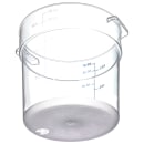 Carlisle 18 qt Round Container - Clear (1076807) thumbnail 3