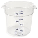 Carlisle 18 qt Round Container - Clear (1076807) thumbnail 5