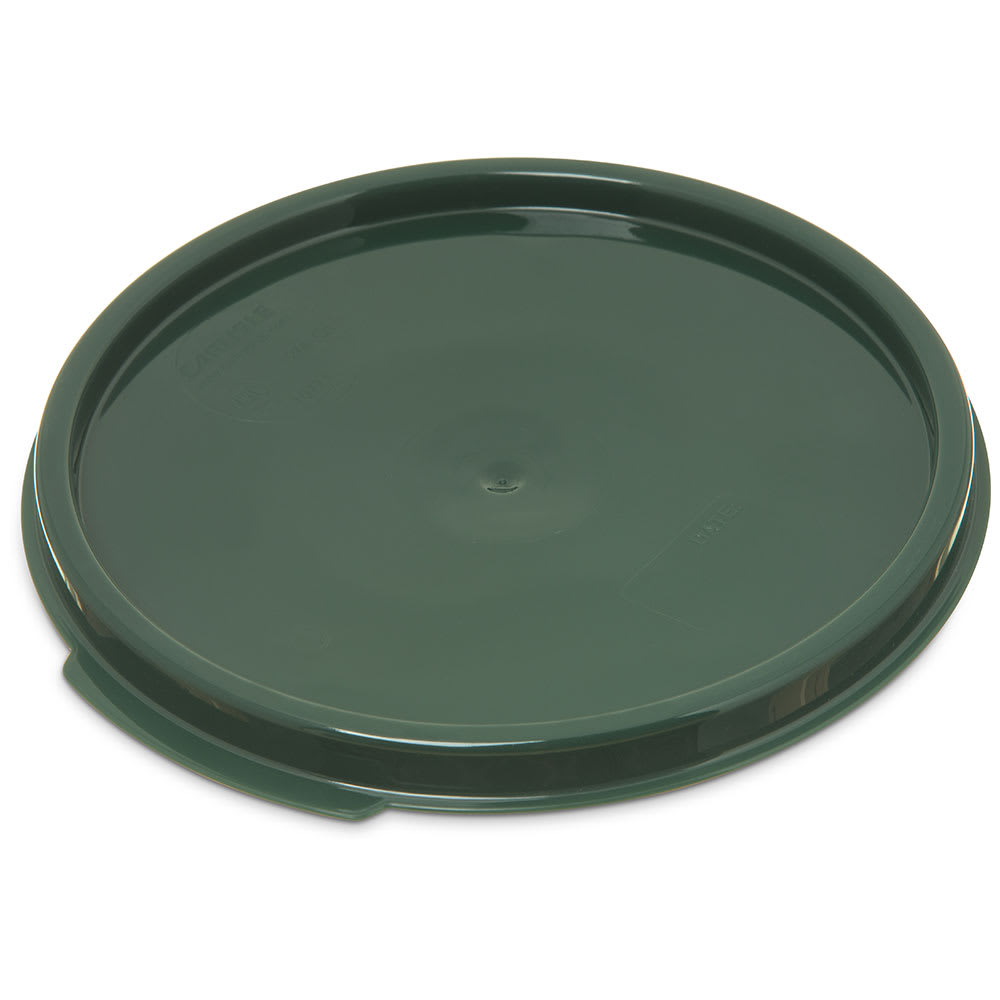 Carlisle Food Storage Lid, for 2 & 4 qt Containers, Round, Forest Green (1077108)