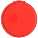 Carlisle Food Storage Lid, for 6 & 8 qt Containers, Round, Red (1077205) thumbnail 2