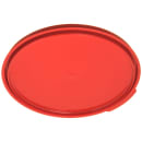 Carlisle Food Storage Lid, for 6 & 8 qt Containers, Round, Red (1077205) thumbnail 3