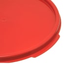 Carlisle Food Storage Lid, for 6 & 8 qt Containers, Round, Red (1077205) thumbnail 4