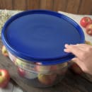 Carlisle 12/18/22 qt Round Food Storage Lid - Blue (1077360) thumbnail 5
