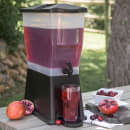 Carlisle 3 gal Beverage Dispenser - Plastic Container, Black Base (1085603) thumbnail 5