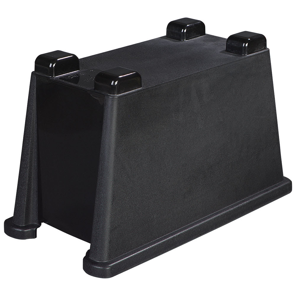 Carlisle Single Beverage Dispenser Base - Polypropylene, Black (1086803)