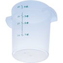 Carlisle 4 qt Round Storage Container - Clear (1096430) thumbnail 2