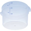 Carlisle 12 qt Round Storage Container - Clear (1096730) thumbnail 2
