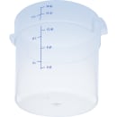 Carlisle 18 qt Round Storage Container - Clear (1096830) thumbnail 2