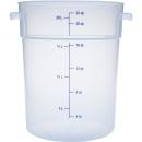 Carlisle 22 qt Round Storage Container - Clear (1096930) thumbnail 3