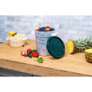 Carlisle 4 qt Round Storage Container - White (1097402) thumbnail 5