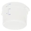 Carlisle 12 qt Round Storage Container - White (1097702) thumbnail 2