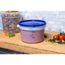 Carlisle 12 qt Round Storage Container - White (1097702) thumbnail 5