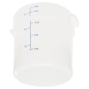 Carlisle 18 qt Round Storage Container - White (1097802) thumbnail 2