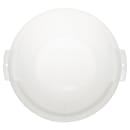 Carlisle 18 qt Round Storage Container - White (1097802) thumbnail 4