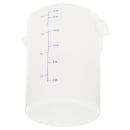 Carlisle 22 qt Round Storage Container - White (1097902) thumbnail 2