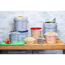 Carlisle 22 qt Round Storage Container - White (1097902) thumbnail 5