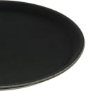 Carlisle 11 1/4" Round Serving Tray - Rubber Liner, Black (1100GL004) thumbnail 3