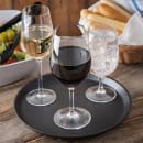 Carlisle 11" Round Griptite™ 2 Serving Tray - Fiberglass, Black (1100GR2004) thumbnail 5