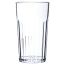 Carlisle 4 oz Clear Fluted Plastic Tumbler (110407) thumbnail 2