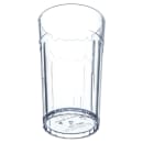 Carlisle 4 oz Clear Fluted Plastic Tumbler (110407) thumbnail 3