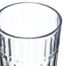 Carlisle 4 oz Clear Fluted Plastic Tumbler (110407) thumbnail 4