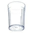 Carlisle 10 oz Clear Fluted Plastic Tumbler (111007) thumbnail 3