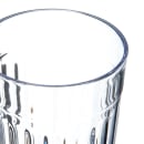 Carlisle 10 oz Clear Fluted Plastic Tumbler (111007) thumbnail 4