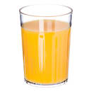 Carlisle 10 oz Clear Fluted Plastic Tumbler (111007) thumbnail 5