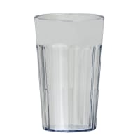 Carlisle 10 oz Clear Fluted Plastic Tumbler (111007) thumbnail 7