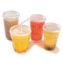 Carlisle 10 oz Disposable Tumbler Lid - (1,000/Case) Translucent (1110L30) thumbnail 4