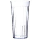 Carlisle 16 oz Clear Fluted Plastic Tumbler (111607) thumbnail 2