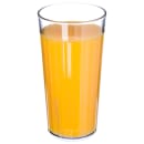 Carlisle 16 oz Clear Fluted Plastic Tumbler (111607) thumbnail 5