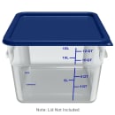 Carlisle 12 qt Square Food Storage Container - Clear (1195407) thumbnail 4