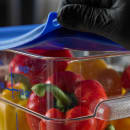 Carlisle Lid for 12 to 22 qt Food Storage Containers - Polyethylene, Royal Blue (1197260) thumbnail 4