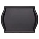 Carlisle Plastic Fast Food Tray - 17"L x 12"W, Black (1217BT03) thumbnail 2