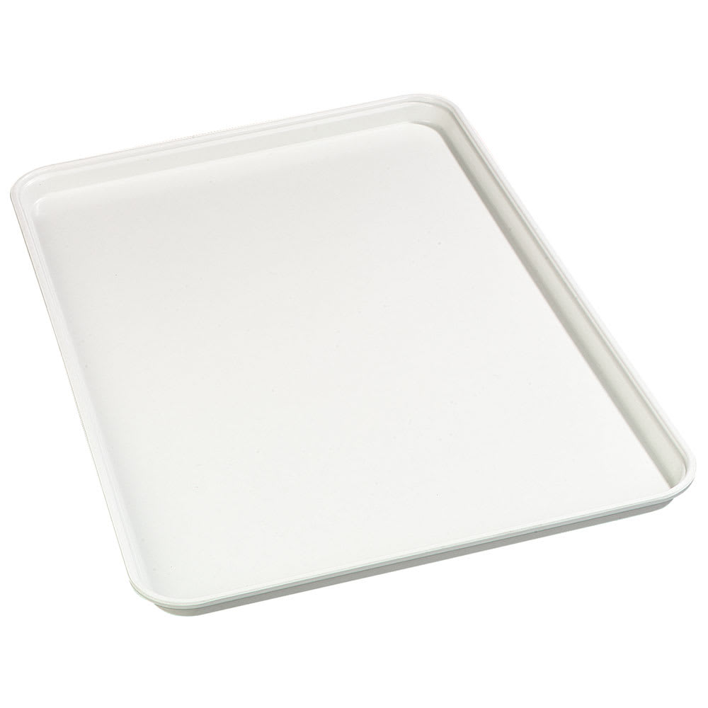 Carlisle Rectangular Market Tray - 17 3/4" x 12 3/4", Pearl White (1318FMT301)
