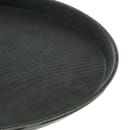 Carlisle 14 5/8" Round Serving Tray - Rubber Liner, Black (1400GL004) thumbnail 4