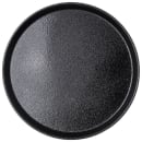 Carlisle 14" Round Griptite™ 2 Serving Tray - Fiberglass, Black (1400GR2004) thumbnail 2