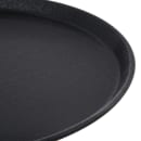 Carlisle 14" Round Griptite™ 2 Serving Tray - Fiberglass, Black (1400GR2004) thumbnail 3