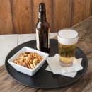 Carlisle 14" Round Griptite™ 2 Serving Tray - Fiberglass, Black (1400GR2004) thumbnail 5